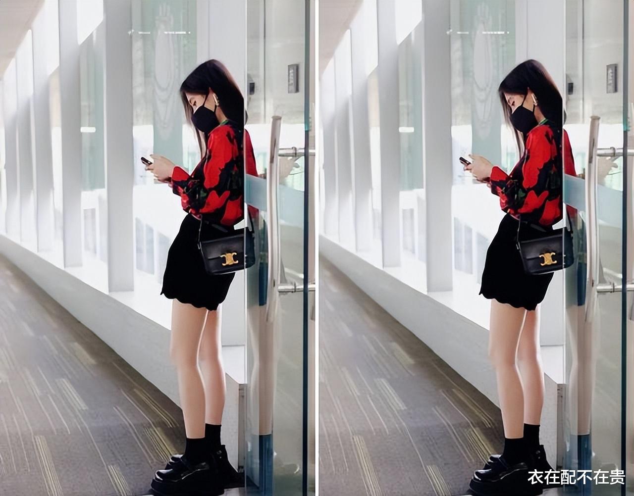 鞠婧祎|鞠婧祎很懂怎么显高，用“上繁下简”塑造复古风，看着就有女神范