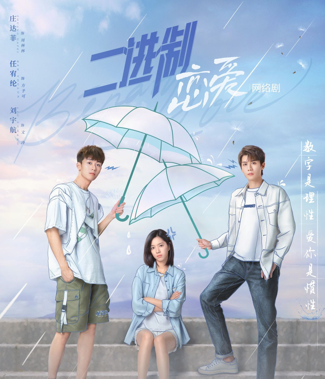 二进制恋爱|《二进制恋爱》：竹马赢了天降？男二公开表白，周林林会如何选择