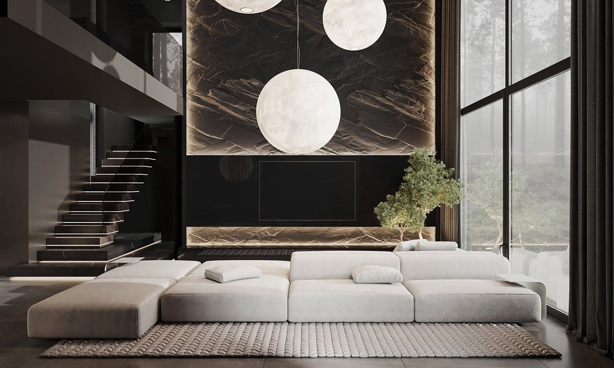 黑色与灰色完美诠释家居美学设计