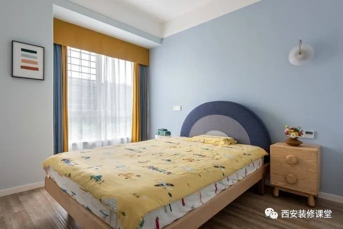 115㎡小三室现代，三口之家