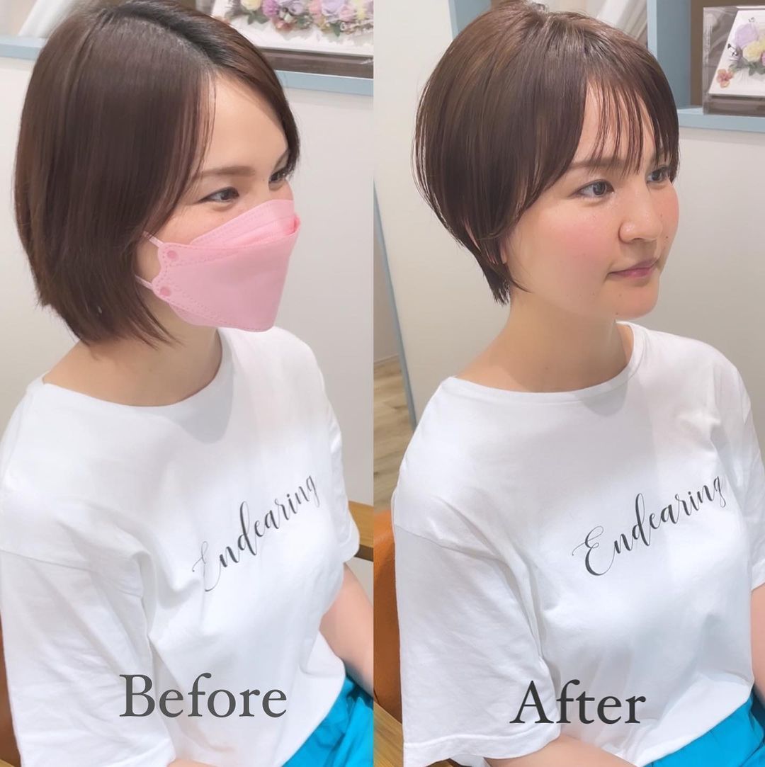 杨魏玲花 女士发型这样剪，前后对比就像换张脸，很美很心动