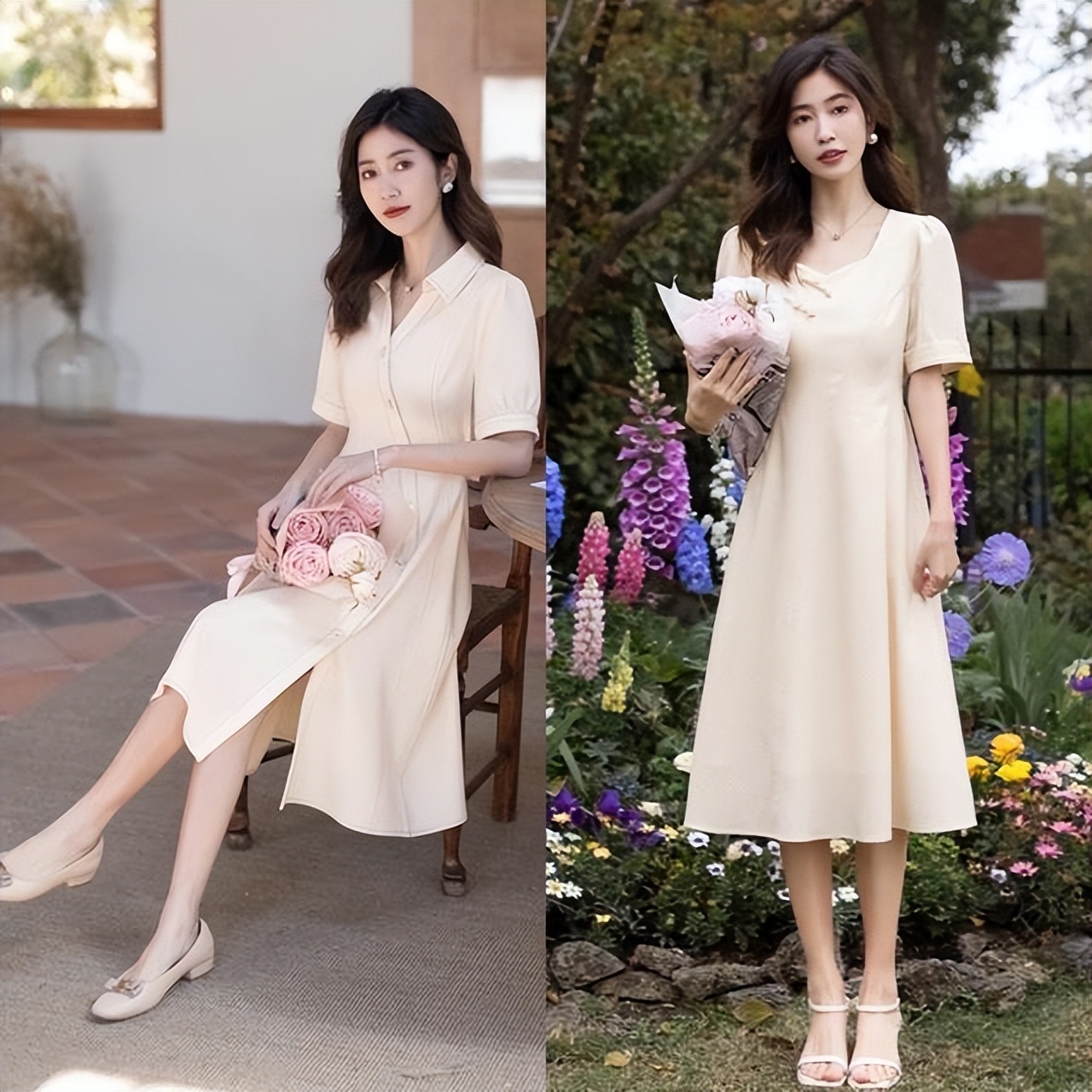 连衣裙 裙子是盛夏的献礼，会穿裙子的女人，时髦温柔又有女人味