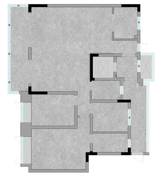 140㎡住宅,不浪费1㎡,客厅隔出间卧室,三世同堂住着刚好!