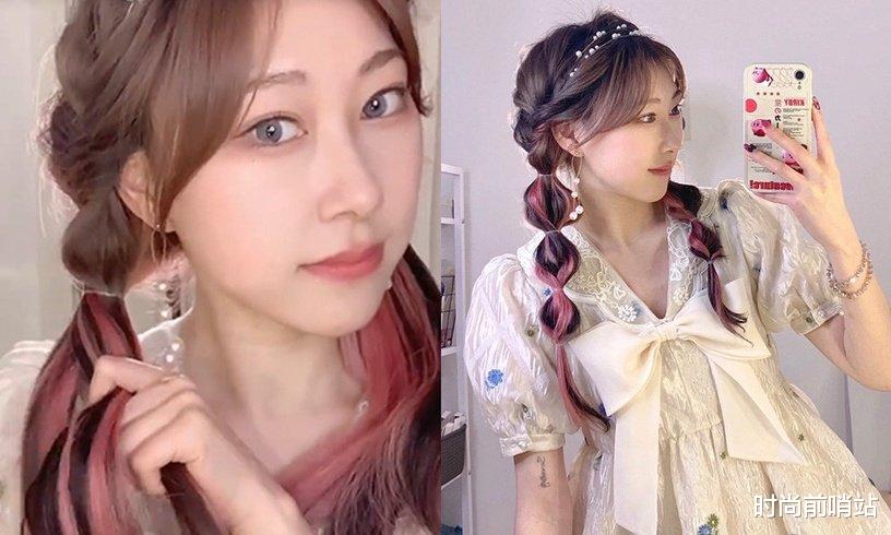 编发 初恋感花苞泡泡辫编发教学！发感增量、头型饱满，超软萌发型新手也能轻松get
