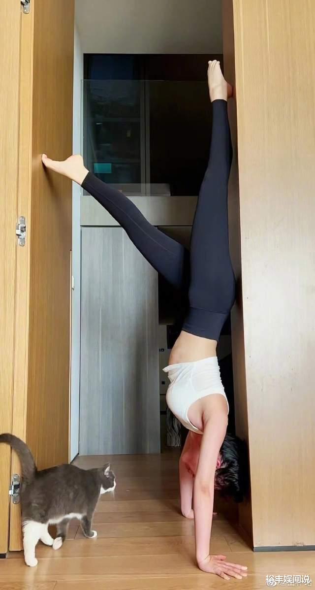 田朴珺|田朴珺晒健身日常!穿瑜伽裤秀核心力量,胳肢窝处刺青抢镜