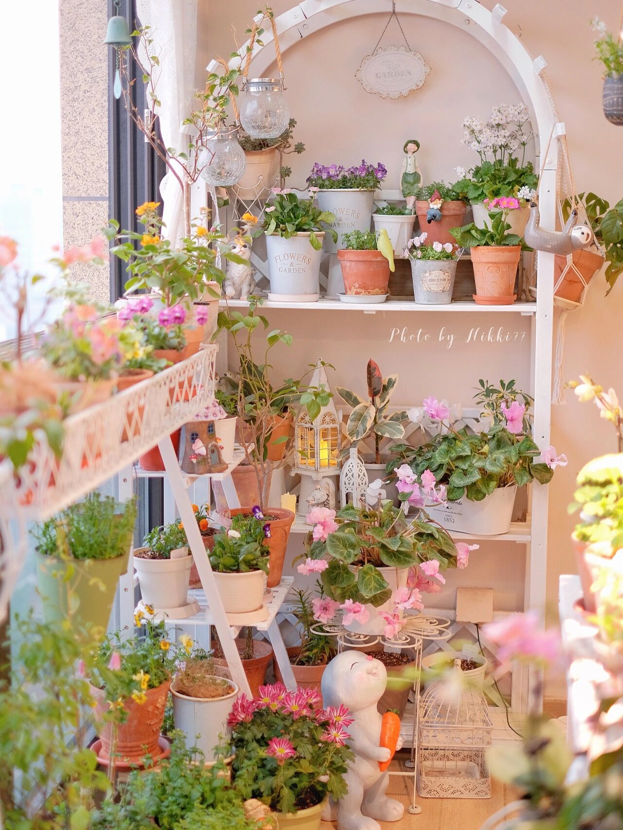 5㎡封闭阳台,打造清新治愈小花园,谁说封闭阳台不能有花园的?