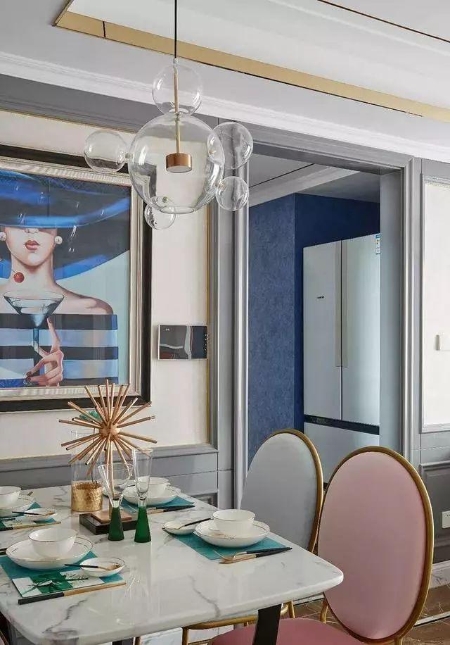 120平法式风三居室装修，精致浪漫，而且还有一种很高级的质感