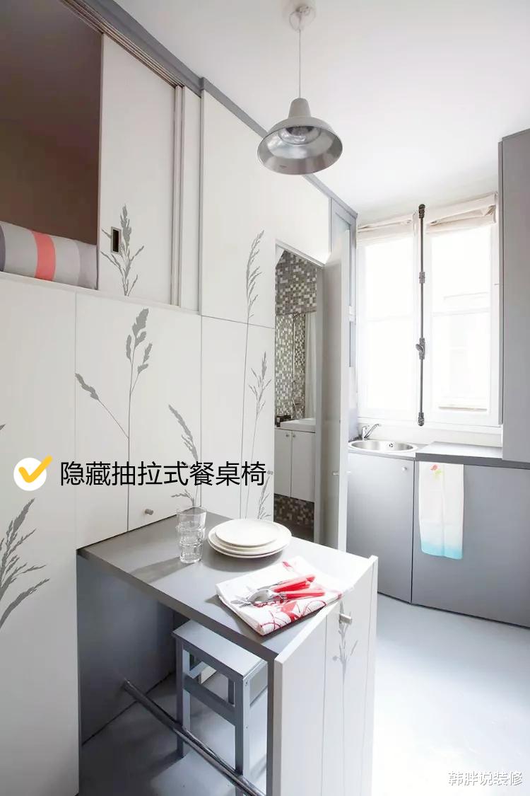 香港女孩的8㎡小窝,睡觉、洗澡、如厕都在柜子里,到处暗藏玄机