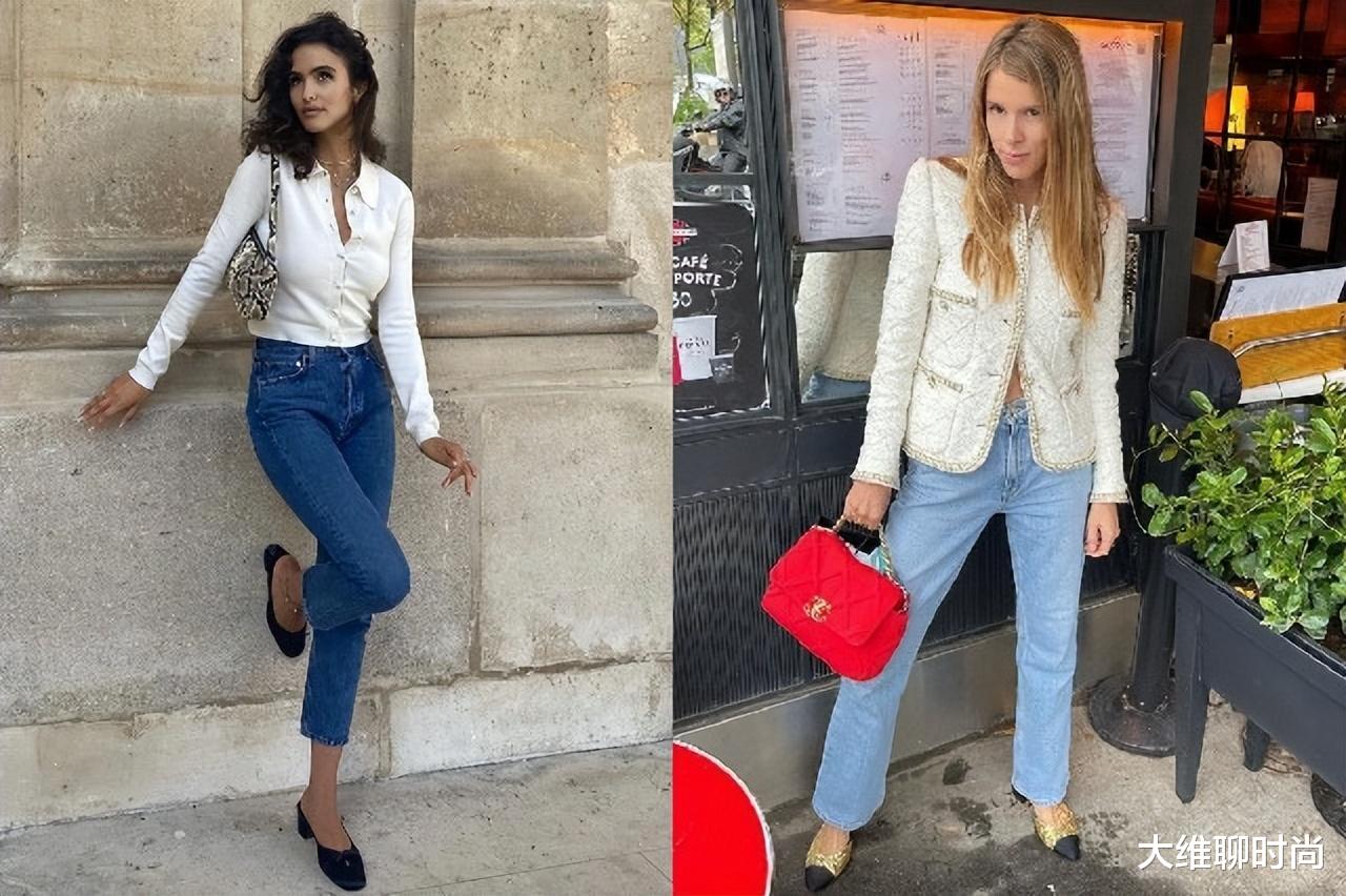 秋季第一条牛仔裤该怎么选?看时髦巴黎人,如何穿得半优雅半炫酷