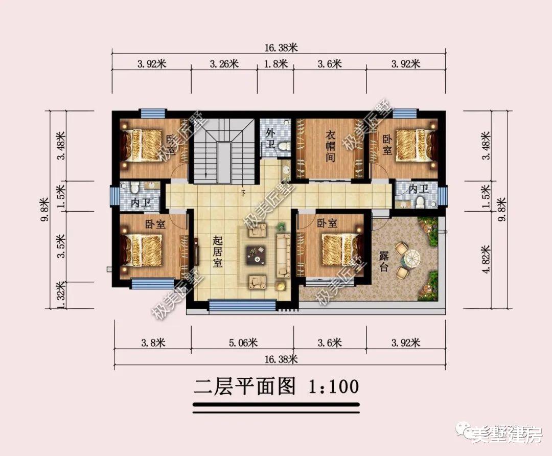 简欧二层自建房,简单却不失气质,回家建房就选它!