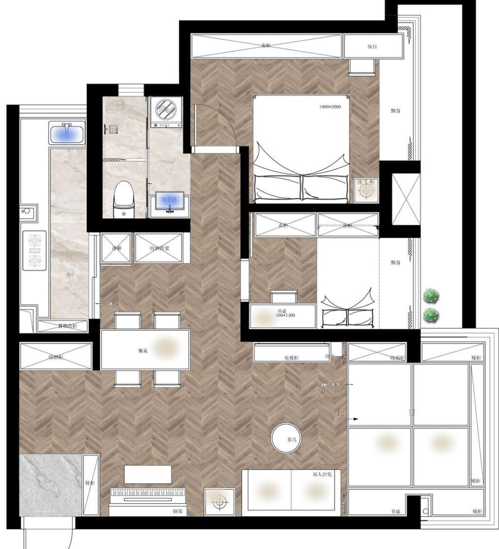 看了她家的收纳设计,真不相信只有80㎡,称为“模板”都不为过