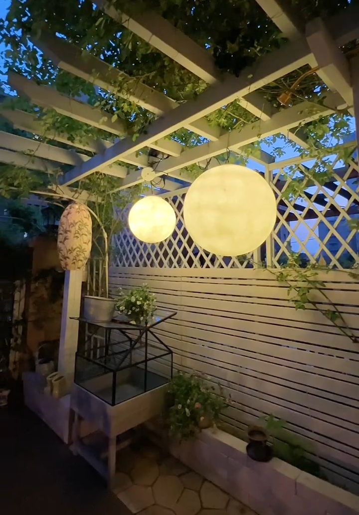 为了这个60㎡院子,买了一楼的房子,打造自己的秘密花园,太美啦