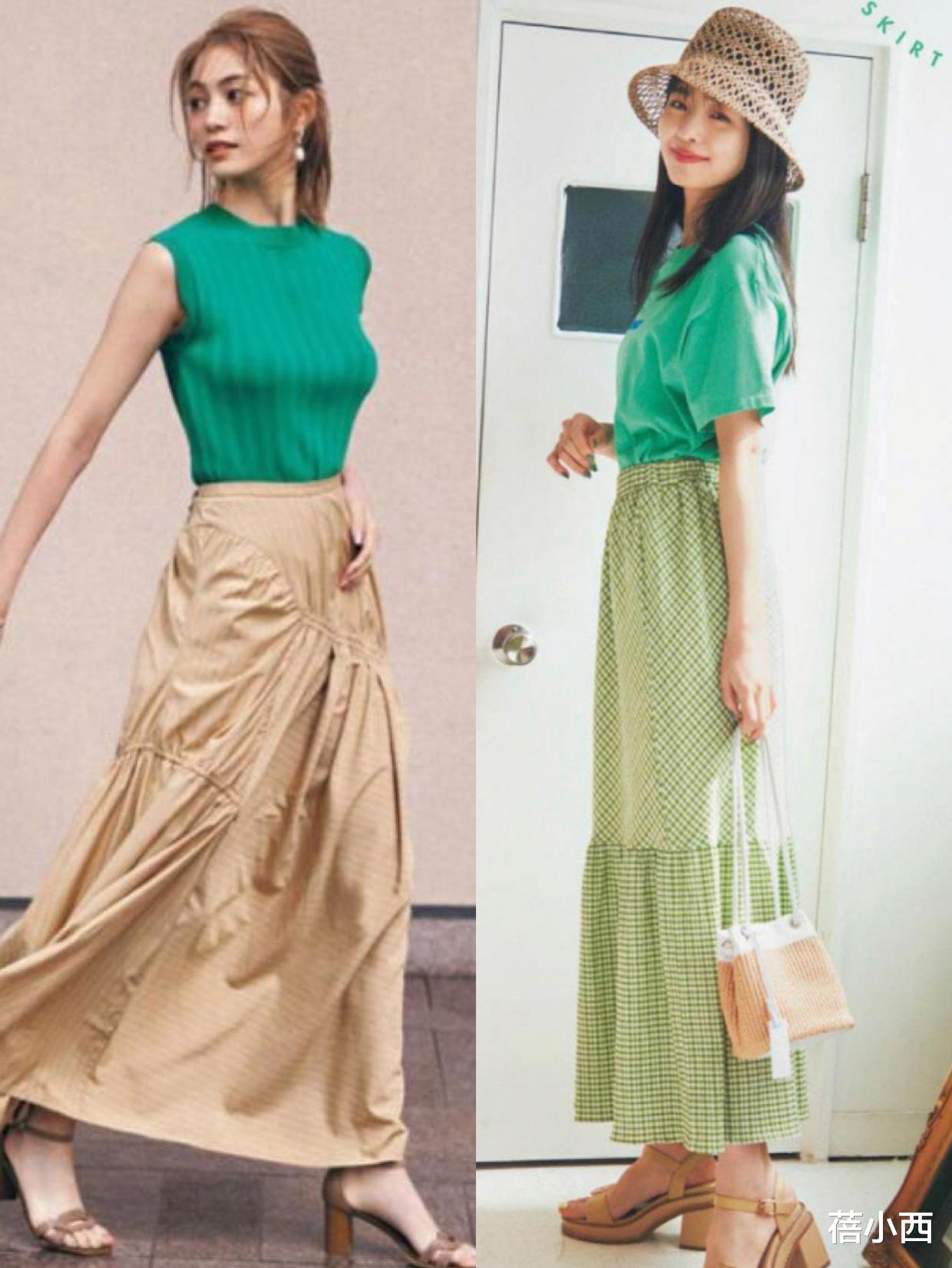 看完日本博主的“半身裙”搭配，发现了优雅温柔的秘诀，值得学