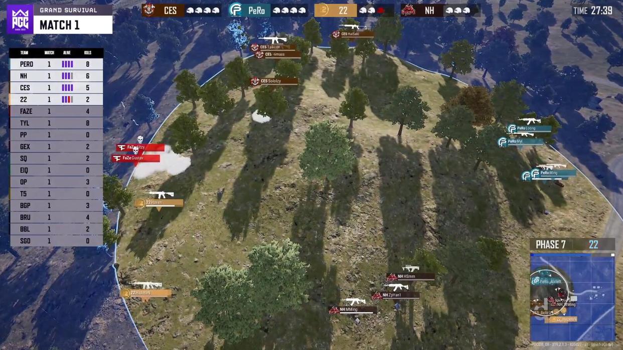 物联网|PGC2022复活赛第一场：Pero空砍12杀第二 CES稳守高点吃下首鸡