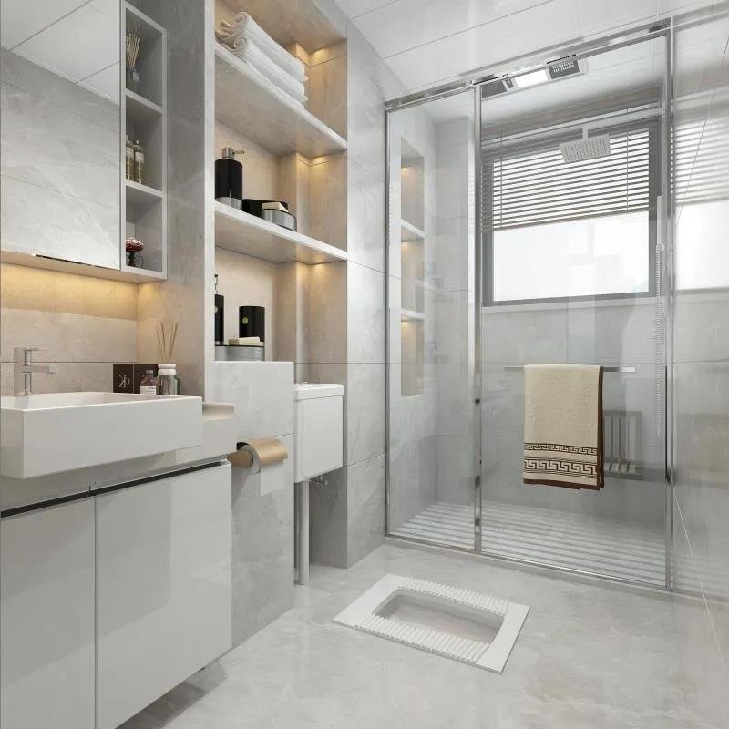 94平老房改造采用客厅全屋采用金属条装饰,精致感十足