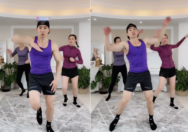 吴尊|明星健身教练!刘畊宏胸肌发达,张蓝心一双超模腿,吴尊八块腹肌