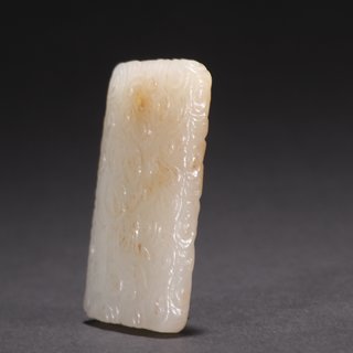 和田玉籽料|和田玉籽料福寿双童玉牌