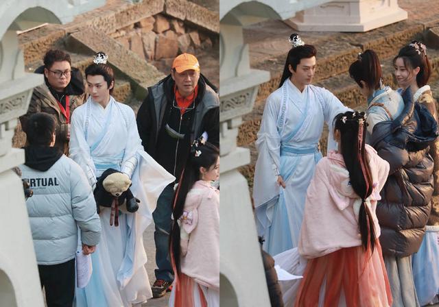 茅子俊|《仙剑四》主角同框路透，茅子俊颜值不错，鞠婧祎能换丸子头吗？