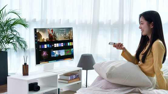 显示器|一个大屏搞定一切：三星智能显示器上市，功能一应俱全还不贵