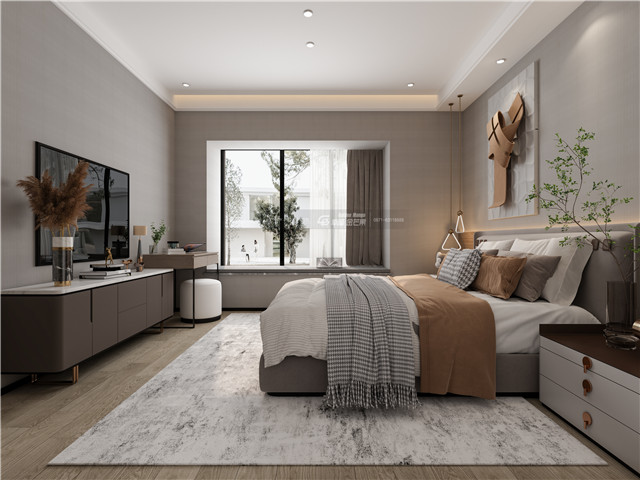 云报华府142㎡现代风格丨冷峻家居里的温度感