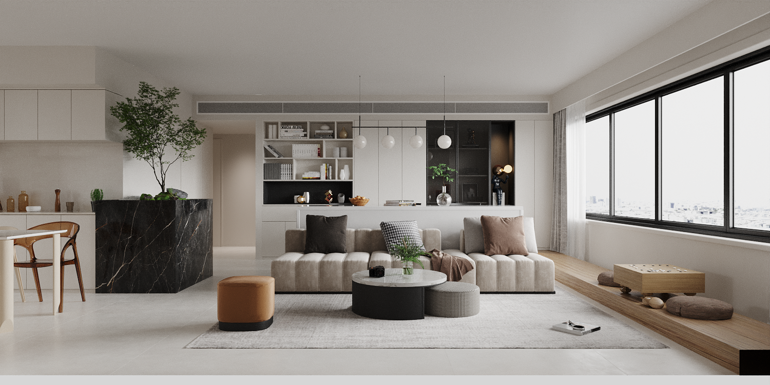 有温度的白色系之家,纯净的治愈魔法