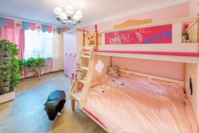 85平米2室2厅旧房翻新,阳光房是老婆和女儿最满意的地方