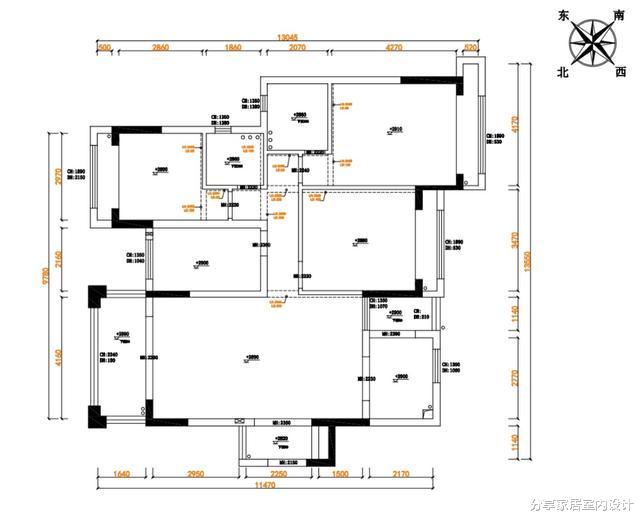 135平现代简约风格，全屋稳重大气，一家六口生活在一起很幸福！