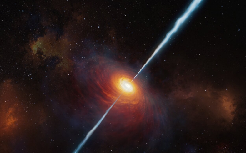 黑洞边的超亮星体，发射超强无线电，宇宙早期秘密或揭开