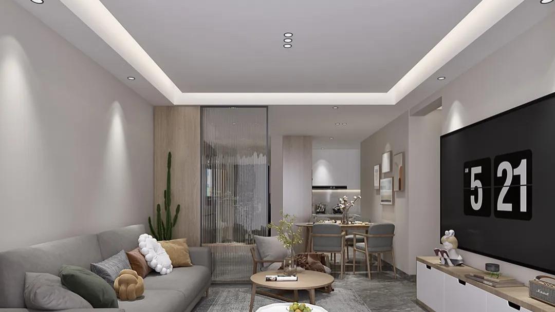 【鲁班装饰】和悦铭著136㎡现代简约风格，静默。