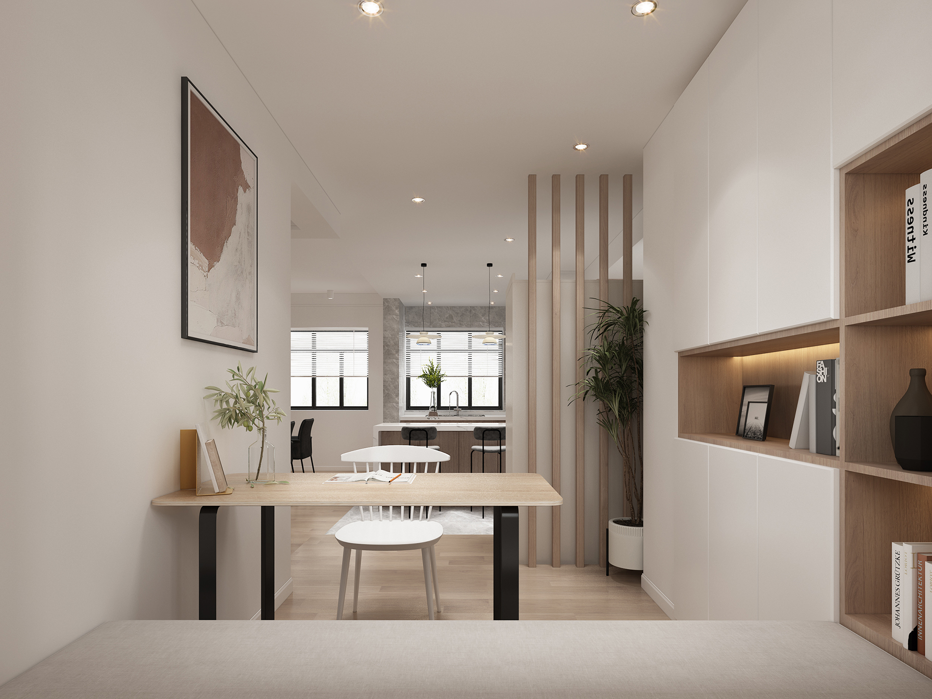 【鲁班装饰】保利玺樾220m2北欧风格 柔和有机