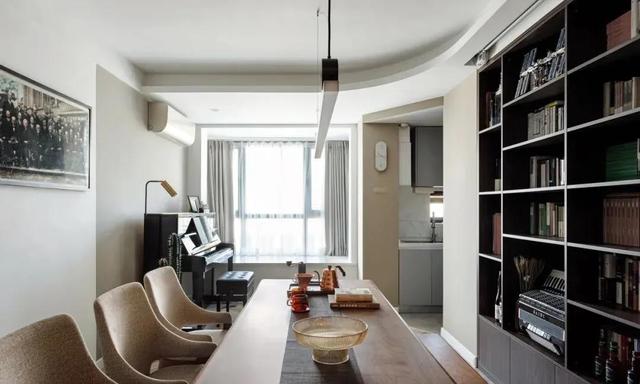 她家56㎡复古风小宅,柜子太能装了,收纳堪比大户型!