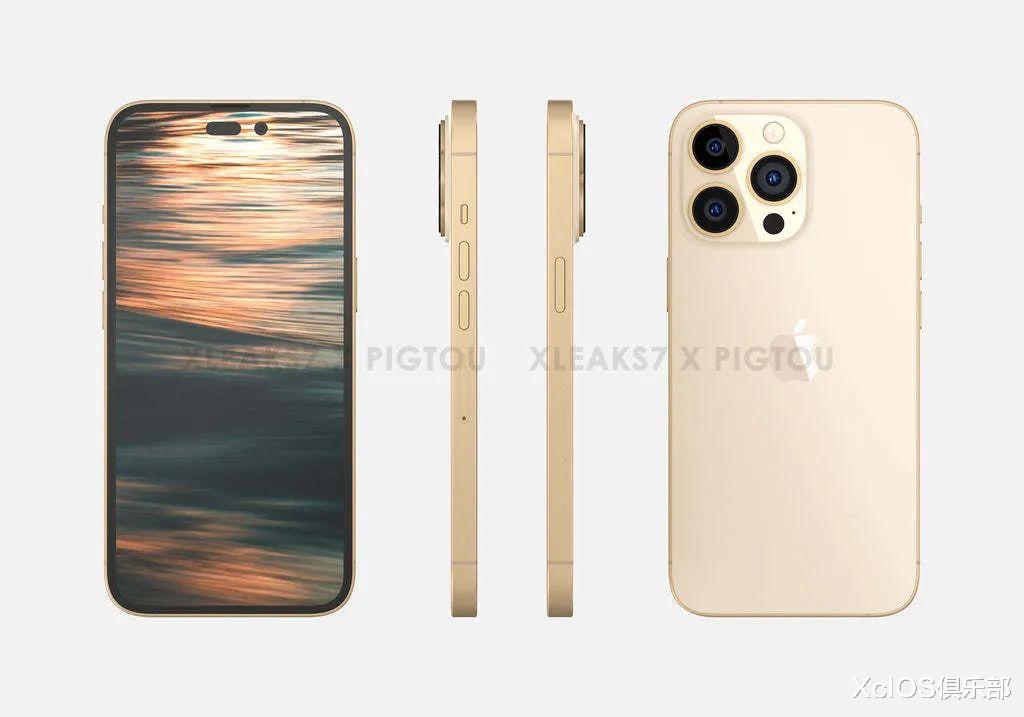 iPhone14 Pro 金色渲染图曝光，又是一个全新的金色