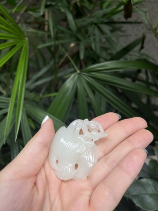 |和田玉玉鸟雕件