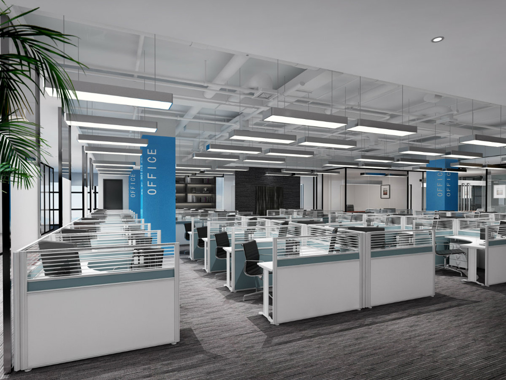 办公室装修隔断的形象塑造