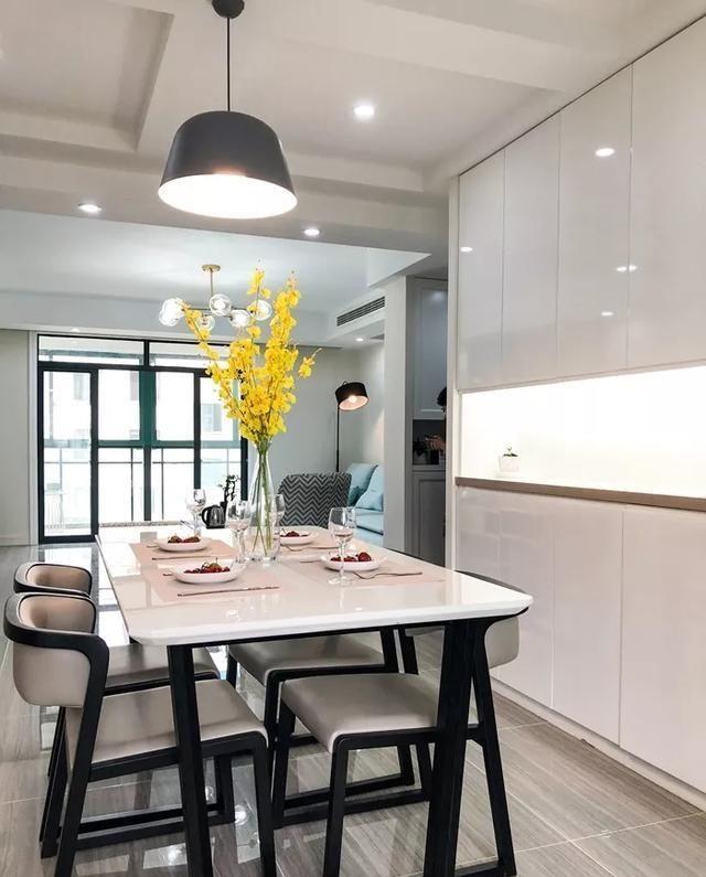 10万装出113㎡时尚北欧风，你与样板间的差距也许就是这面背景墙