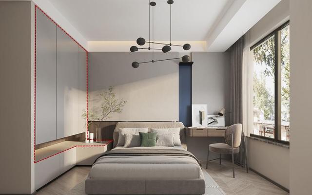 130+顶楼54的顶复式，没有红木与雕花的新中式，依然美到骨子里