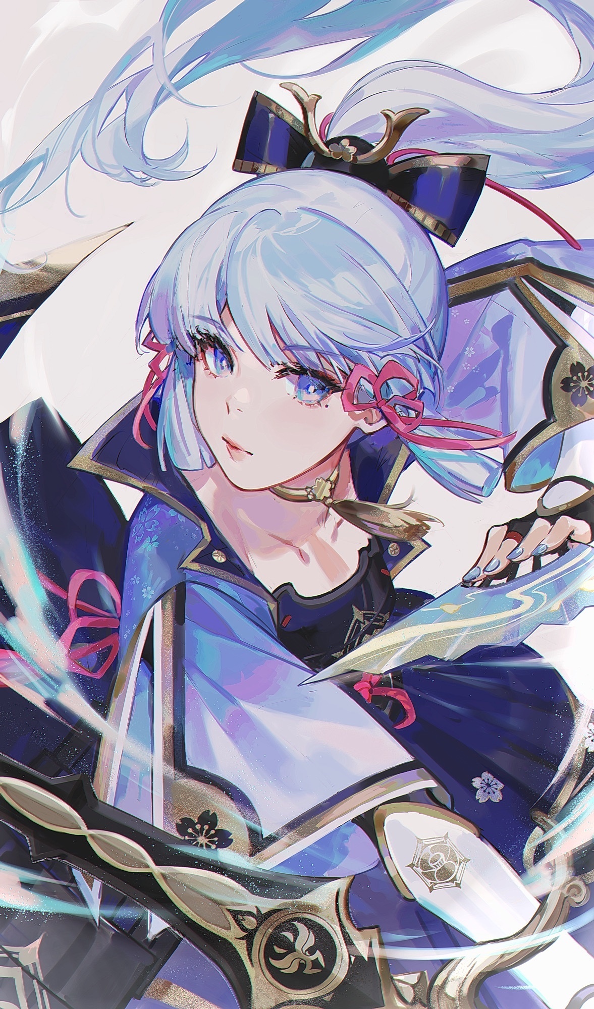 同人|风格浓郁的二次元美少女同人插画，人物就像水晶拼合似的美