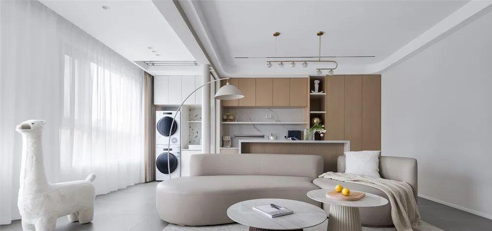 沙发后不靠墙,能腾多少用多少,6大功能区妥妥安排上,一点不亏