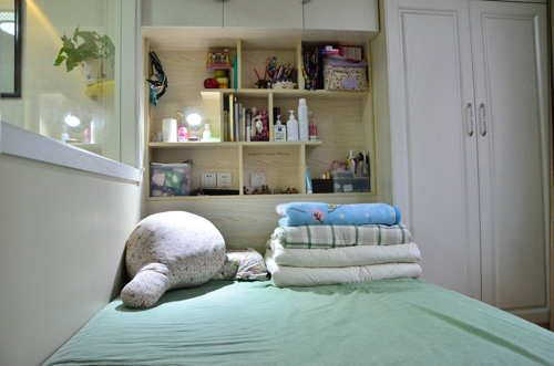 上海42㎡小一房改两房，入住半年后晒家，依旧整洁实用！