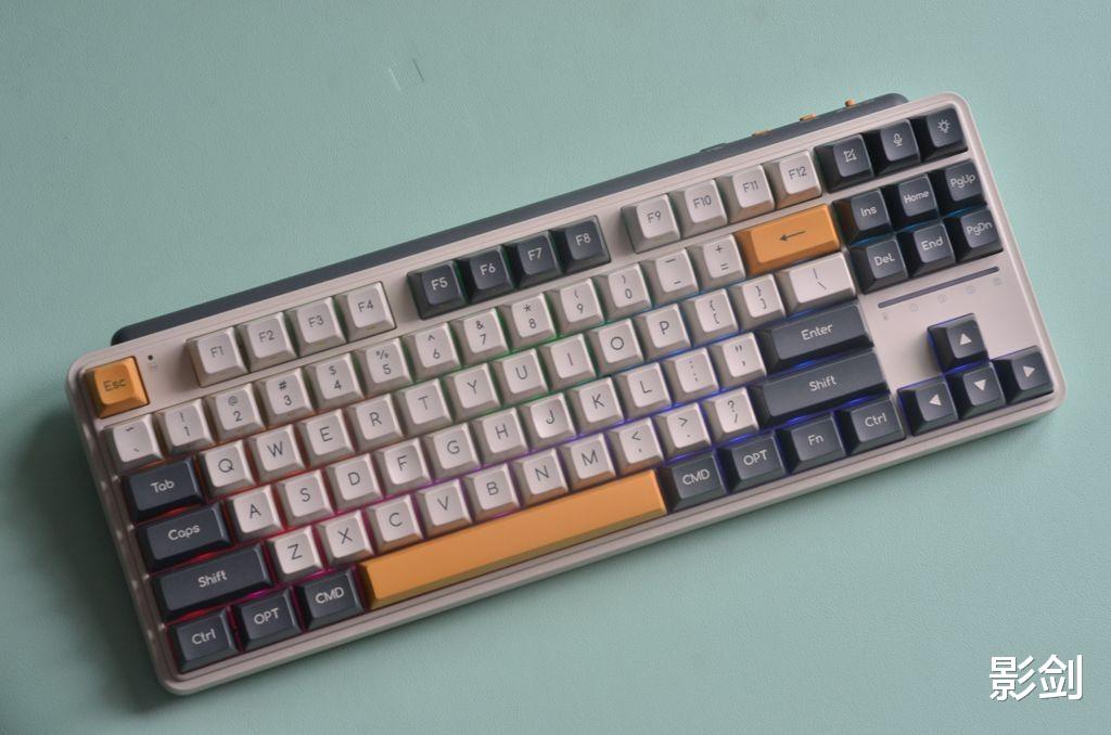机械键盘|颜值、功能兼具，500价位最值得买的一款87键机械键盘 米物ART Z870