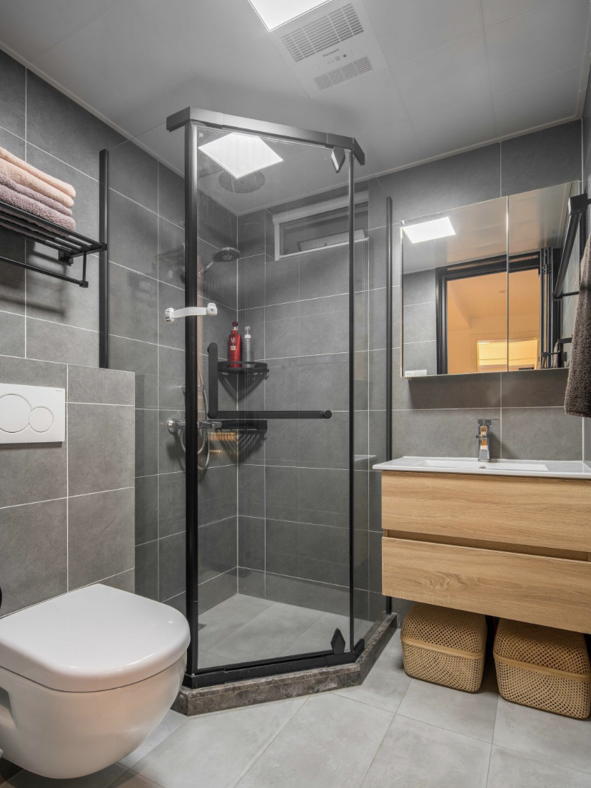 巧用洗漱区1㎡空间做收纳,让你家的卫生间整洁清爽,事半功倍!