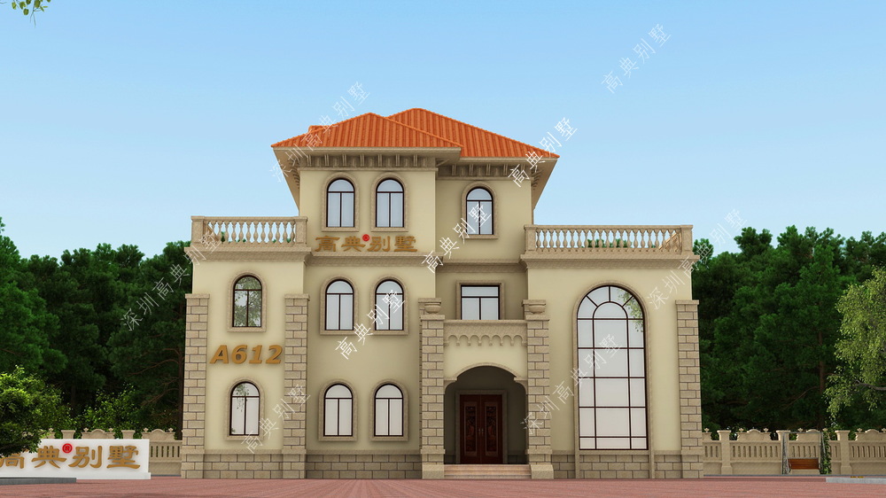 建筑和装修一体化设计,给您配色更加统一,协调的居家住宅