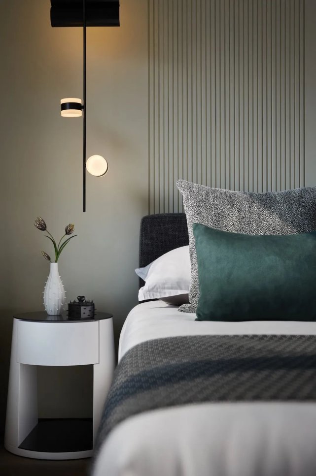 130平清新简约风三居室,绿色的高级应用!