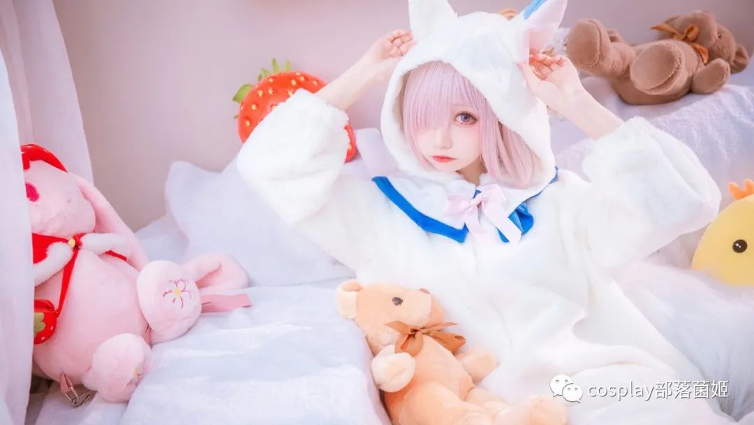 |fgo玛修芙芙睡衣cos正片@小野寺地瓜