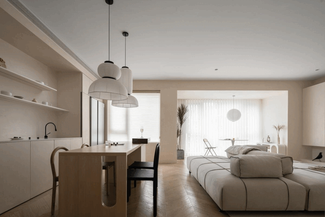 户型改造丨打造无限可能的家~140㎡简约奶油风