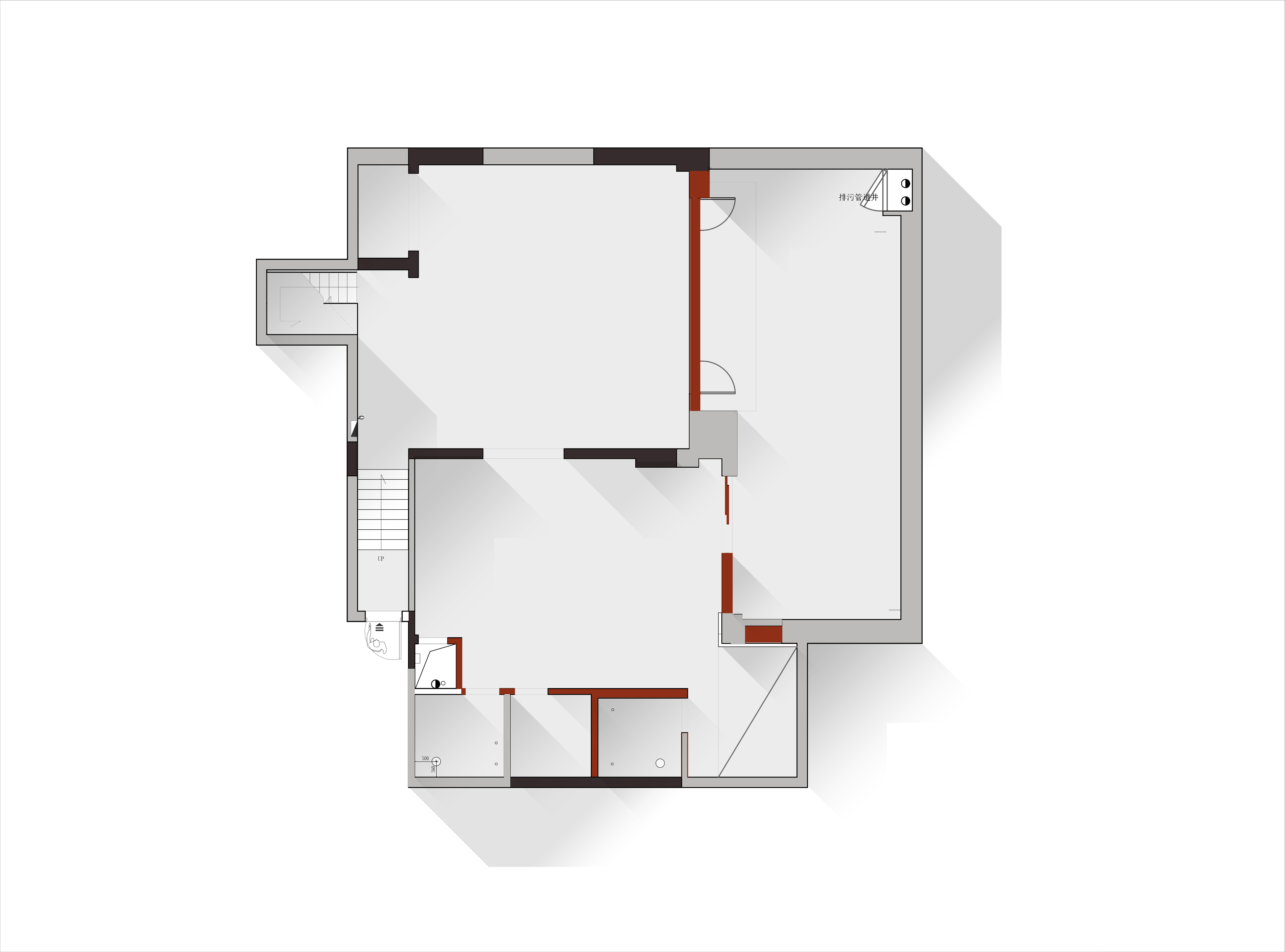 437㎡多层复式,把家里能拆的墙全拆了