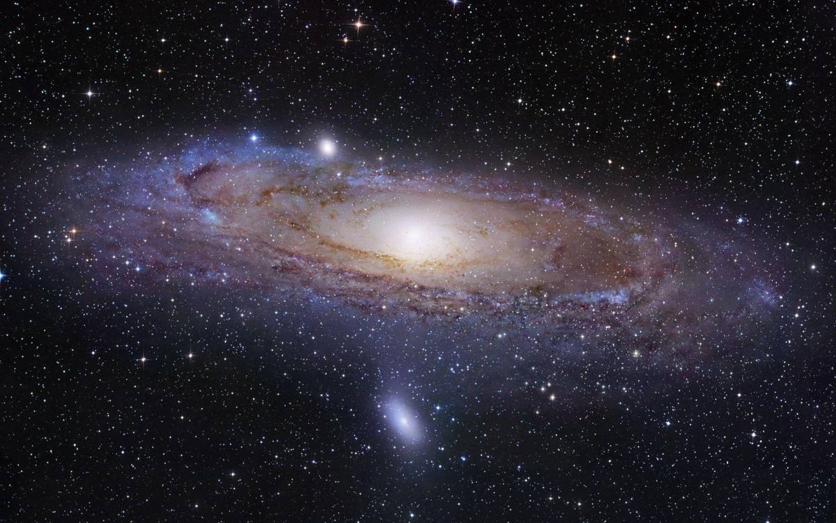 在仙女座星系群内部不同,时空点的相互关系是什么?