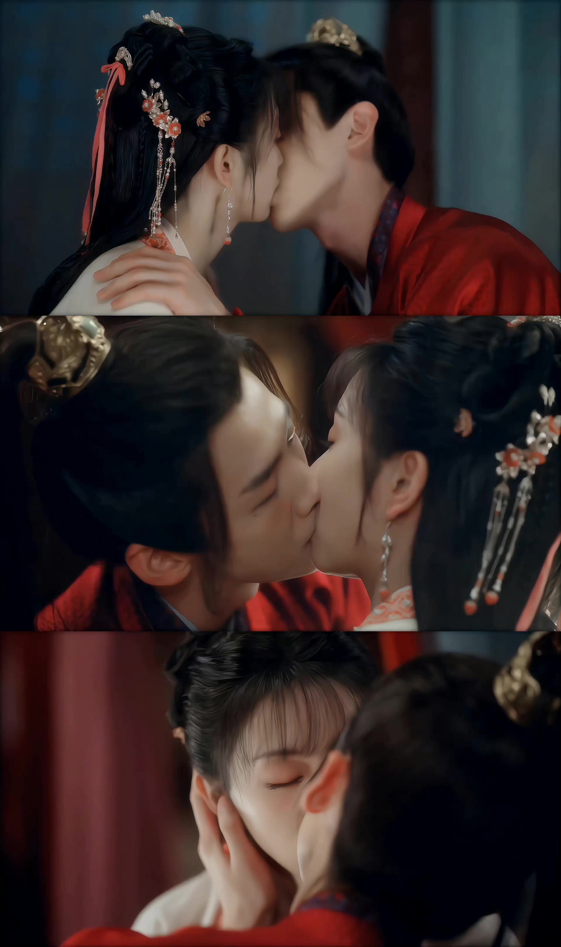 白敬亭|白敬亭“尹峥”真的好会亲，网友直呼四个人的恋情都在热搜上，娱乐圈盛况！