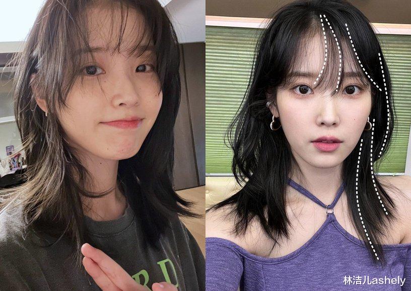 蛀牙 韩国女星集体换发型，IU温柔优雅，金世正减龄，金智媛锁骨发显脸小