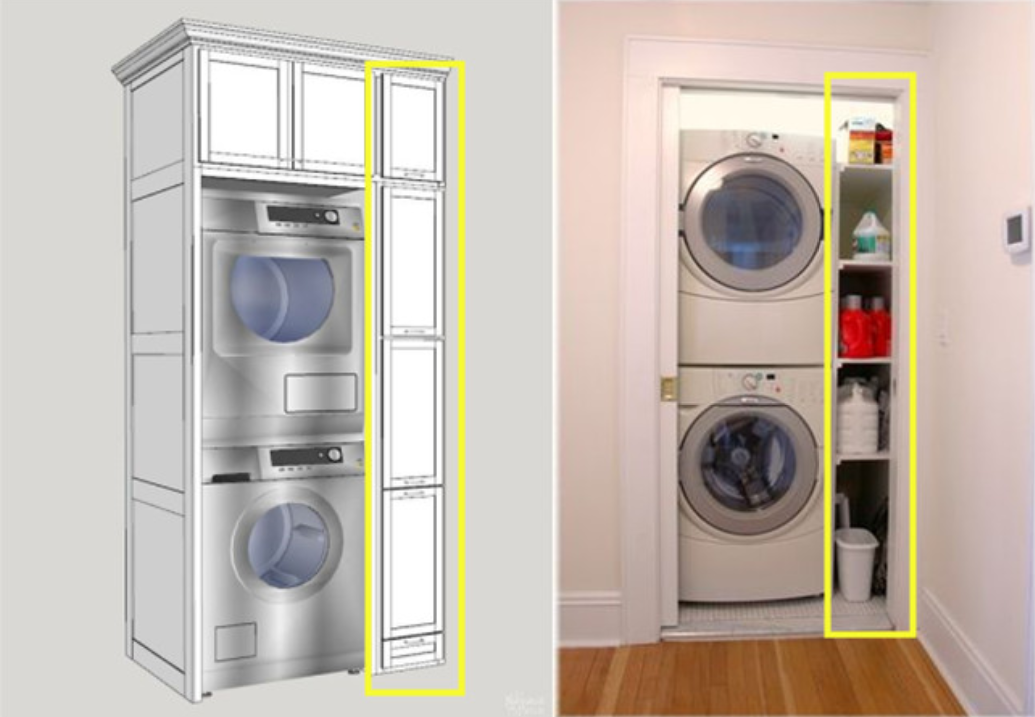 与其将空间全做满,还不如留出10公分设计,不杂乱还能提升美观度